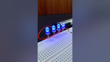 Parallel Connection On Breadboard #parallelconnection #techbotic #led #breadboard