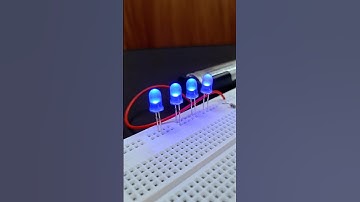 Parallel Connection On Breadboard #parallelconnection #techbotic #led #breadboard