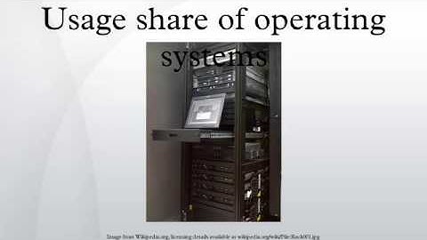 Usage share of operating systems