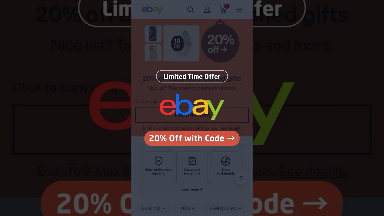 20% Off eBay Coupon Code | November Discounts 2025