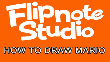 Flipnote Studio (DSiWare) - How to Draw Mario