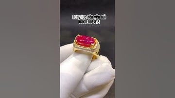 Ruby lục yên Yên Bái siêu vip #daquytunhien #ruby #gemstone #jewelry #rubyyenbai #phongthuy