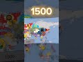 Asia Map Every 100 Years 🌏 (2023 - 1000)