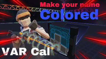 How to make your name colored in BuildNowGG! | VAR Cal