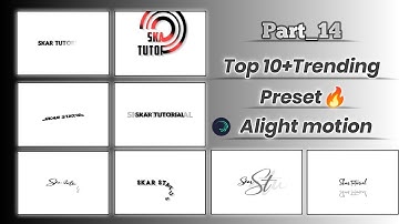 Text Animation Xml | Trending Lyrics Preset In Alight Motion | Xml File