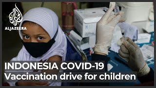 Indonesia begins COVID-19 vaccination drive for children