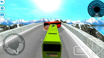 Hill Climb Bus Racing: Multiplayer Mode - Android Gameplay FHD