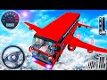 Flying Bus Driving 3D - Real Air Coach Driver Simulator - Android GamePlay