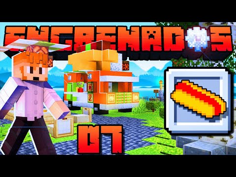 INAUGUREI MEU CARRINHO DE CACHORRO QUENTE - MINECRAFT | ENGRENADOS! #07 ⚙️ BlockTeam