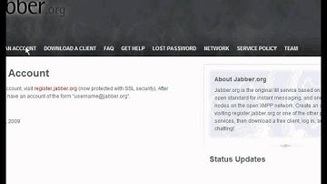 RPC: XMPP Channel - Register XMPP Account