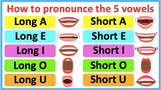 How to pronounce vowel sounds 👄 | Long and short vowel sounds in English | British English