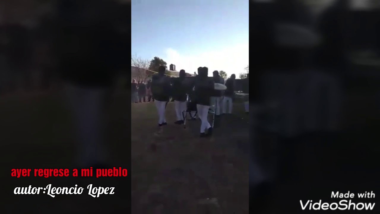 Ayer regrese a mi pueblo ( Leoncio Lopez) YouTube