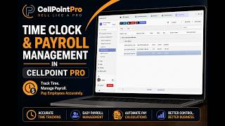 How to Manage Time Clock & Payroll in CellPoint Pro | Employee Management Tutorial