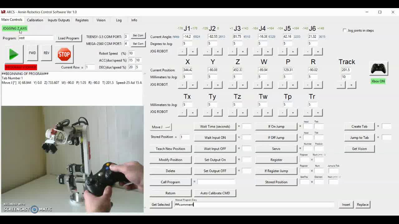 AR3 programming
