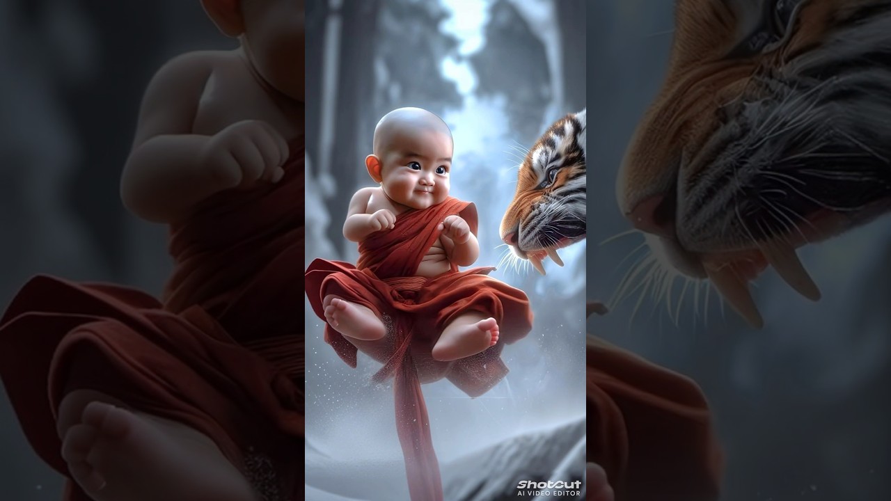 Funny little Monk 🤭|| cute Monk 
