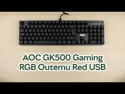 Розпаковка AOC GK500