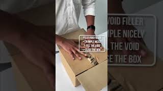 How to fill void in a package before shipping?