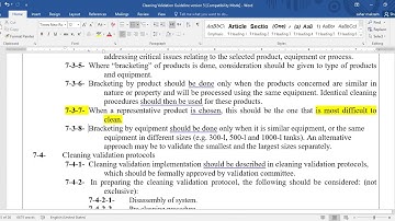 Part 3 Cleaning Validation