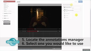 Webvideos Talking Article: Youtube Annotations - a brief why and how to