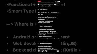 Kotlin 🦾 Basic for Beginners🌸. #youtubecreator #kotlin #coding #it