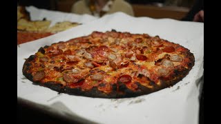 Burnt by the char at Sally s Apizza