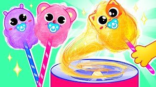 Cotton Candy Machine for Kids | Toddler Zoo Songs For Baby \& Nursery Rhymes