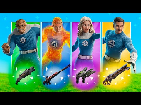 DESAFIO DO QUARTETO FANTÁSTICO NO FORTNITE!