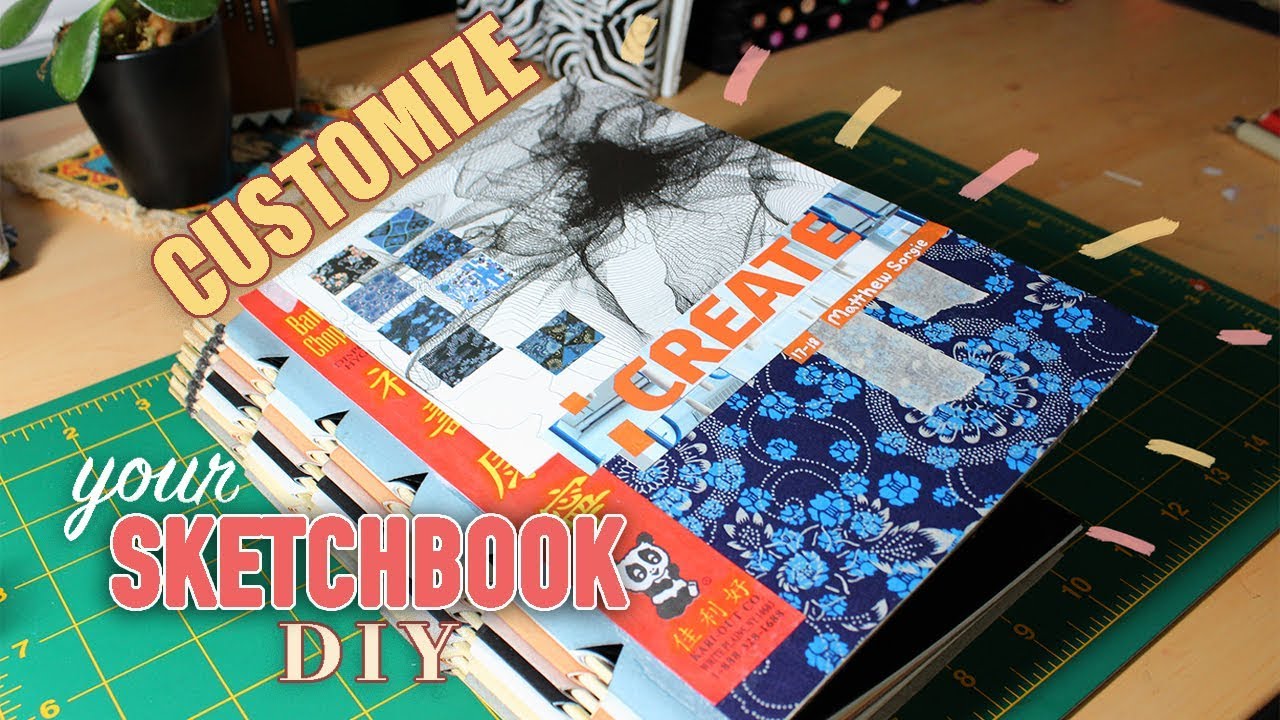 A Cool Way to Customize Your Sketchbook - Cloth Paper Scissors