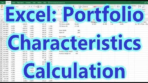 HOW TO CALCULATE STANDARD DEVIATION, RETURN, ALPHA & BETA WITH EXCEL