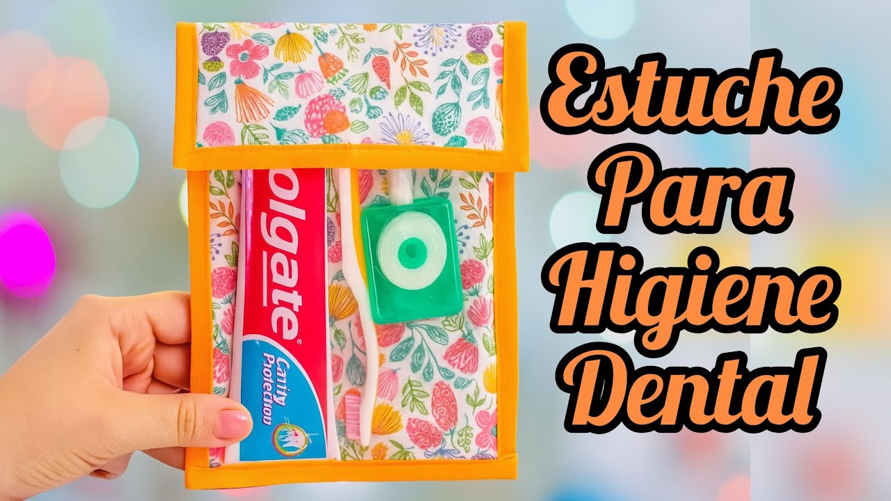 DIY ESTUCHE PARA CEPILLO DE DIENTES Y PASTA DENTAL