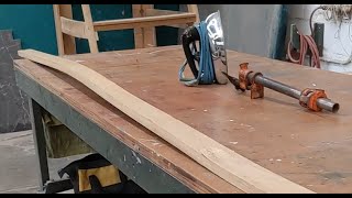 Como enderezar una tira de madera muy torcida para hacer moldura
