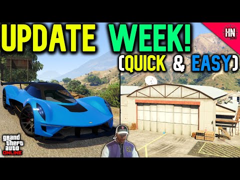 GTA 5 UPDATE WEEK! NEW CARS & Small HANGAR BONUS!