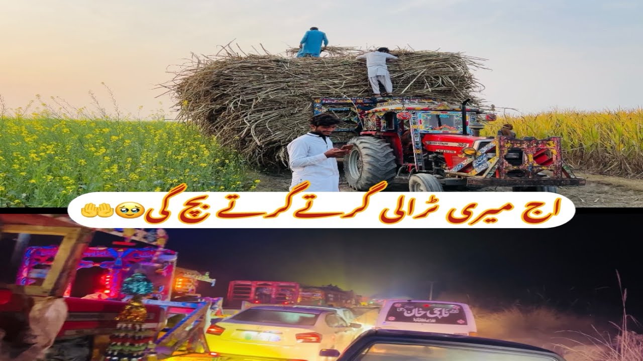 آج میری گنّے کی ٹرالی گرتے گرتے بچ گئی۔ شاہ جمال مال روڈ پر بہت زیادہ ٹریفک تھی، سڑک بند تھی