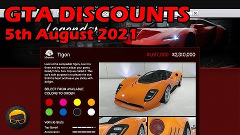 GTA Online Discounts, Bonuses & News (5th August 2021) - GTA 5 Weekly Update Guide №93