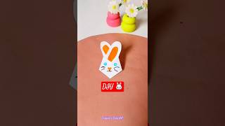 DIY Rabbit / bunny face paper craft @Tanjinaeasyart