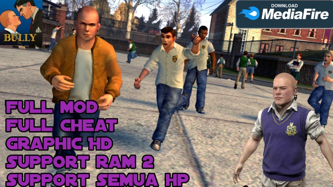 DOWNLOAD !! Bully anniversary edition full mod terbaru di android