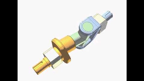 Spherical 4R mechanism for speed reduction 1