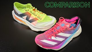 รีวิวเปรียบเทียบ adidas Adizero Adios Pro 3 และ New Balance SC Elite V4