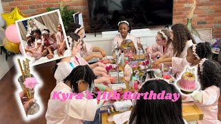 Kyra’s 11th Birthday Party! Spa day/Sleepover