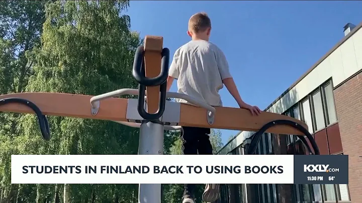 Students in Finland back to using books