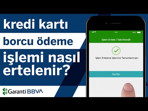 Garanti Cep ile Kredi Kartı Borcu Nasıl Ertelenir?