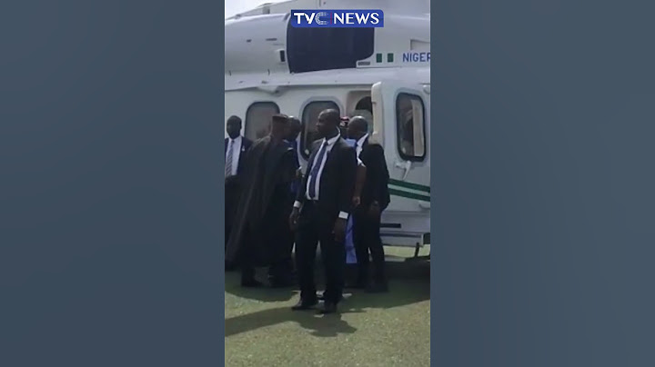 Tinubu Arrives Ogun State
