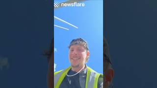 Roofer Takes Care Of Perry The Pigeon