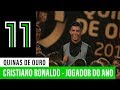 Cristiano Ronaldo recebe o prémio 'Jogador do Ano'