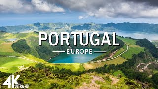 FLYING OVER PORTUGAL (4K UHD) - Relaxing Music Along With Beautiful Nature Videos - 4K Video HD