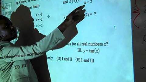 AB Calculus Continuity Problems