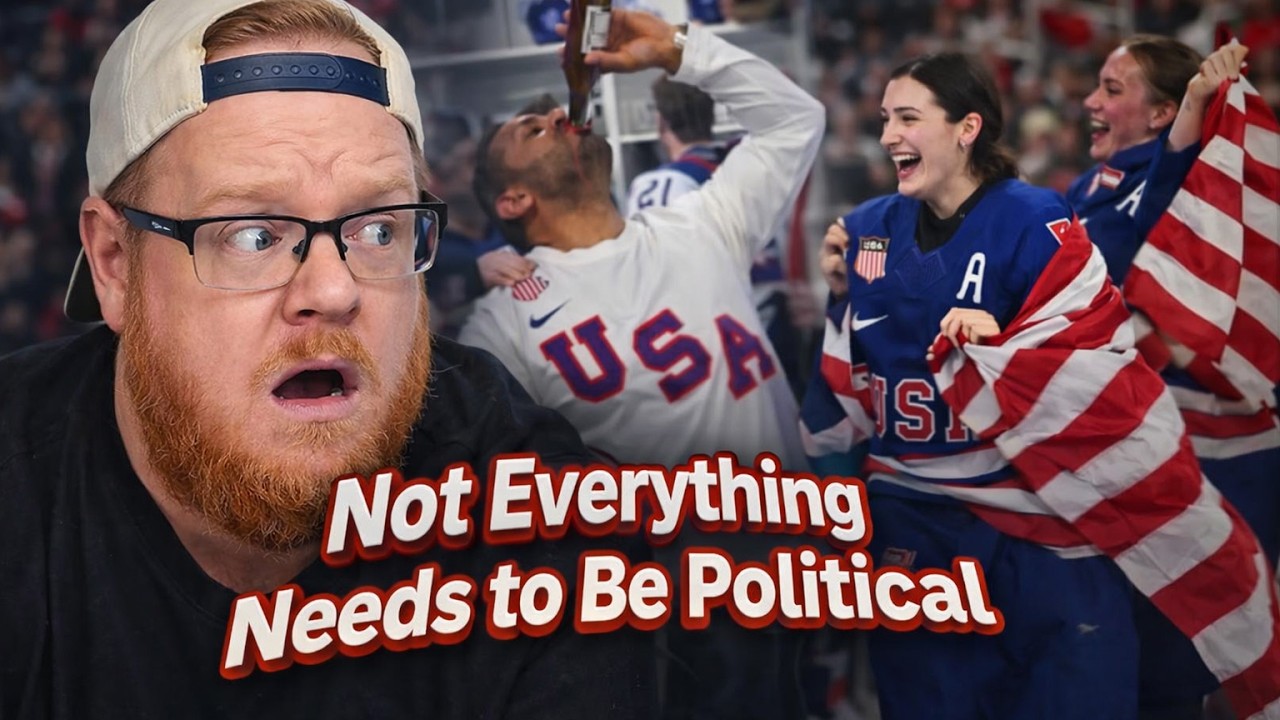 Why did the USA hockey gold medal wins become political?