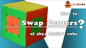 How to swap centers of 4by4 Rubik