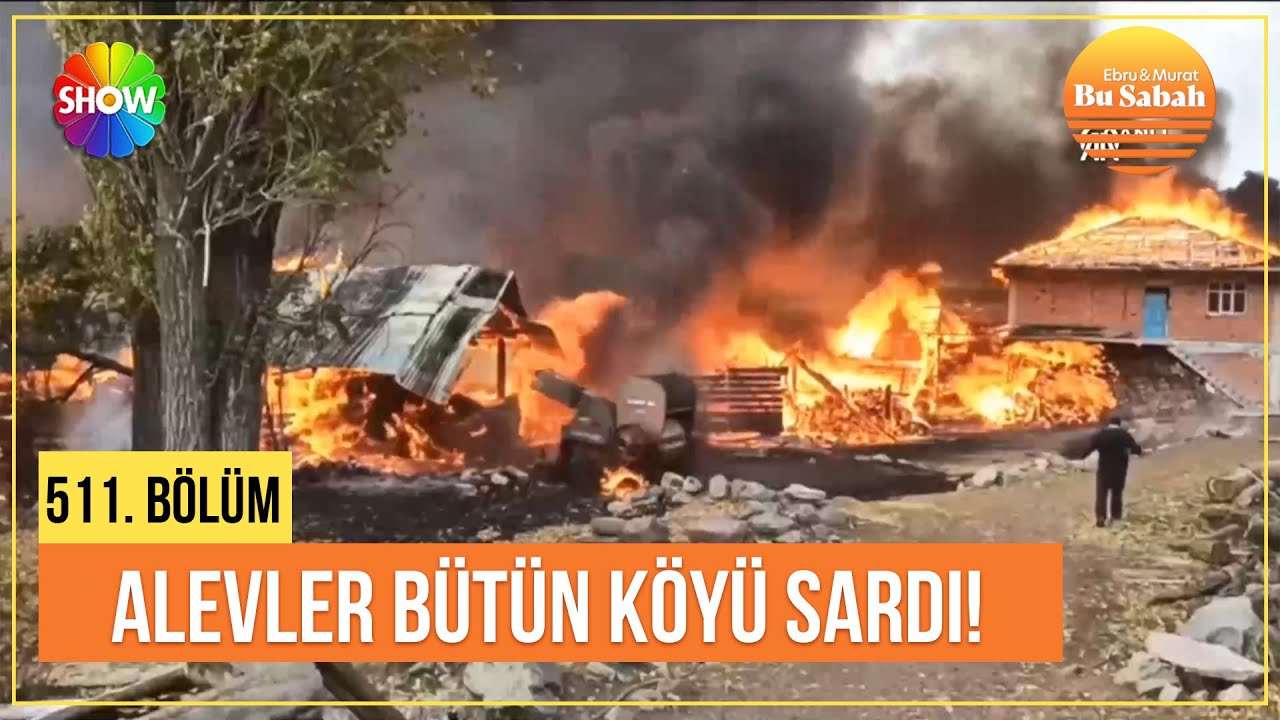 Kastamonu'da alevler bütün köyü sardı!
