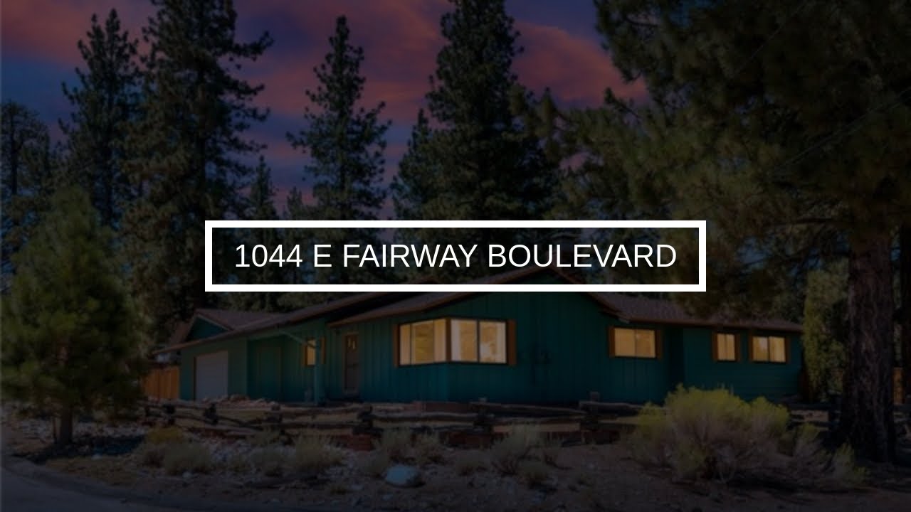 1044 E Fairway Boulevard Big Bear City Real Estate YouTube